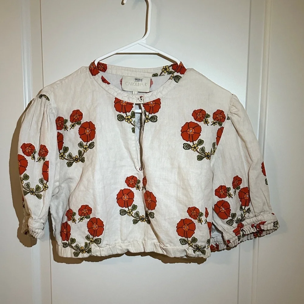 Floral Embroidered Blouse - Picture 1 of 4
